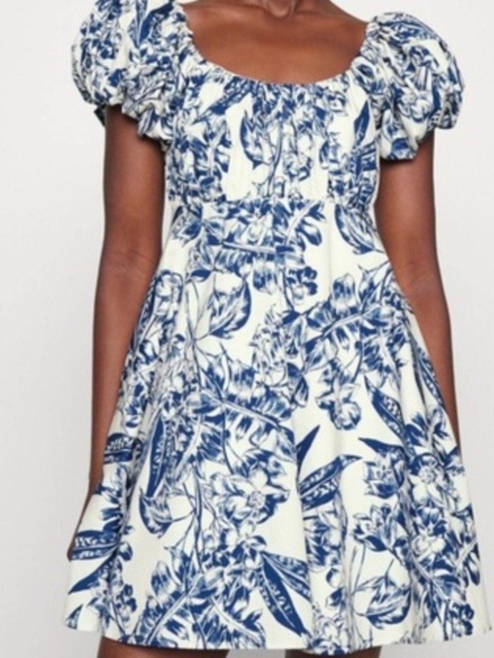 Abercrombie Blue/White Floral Mini Dress